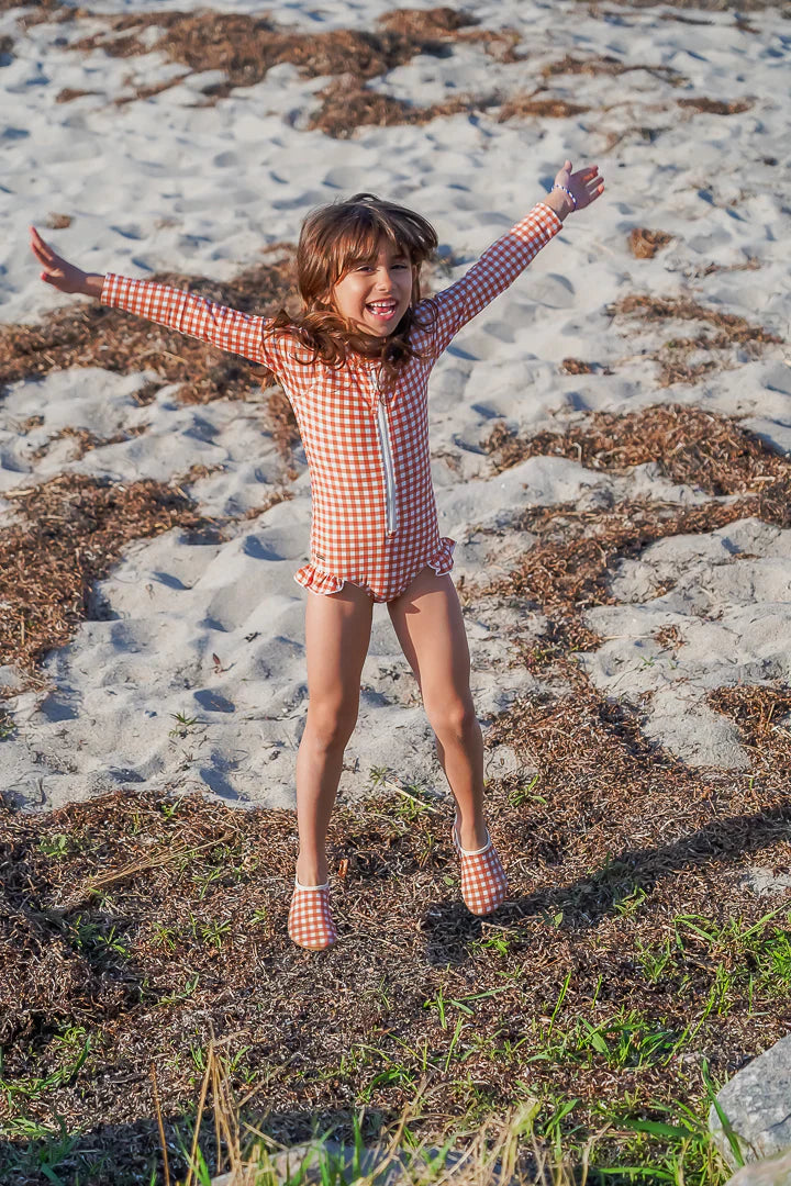 GRECH & CO. Swim Shoes - Sienna Gingham