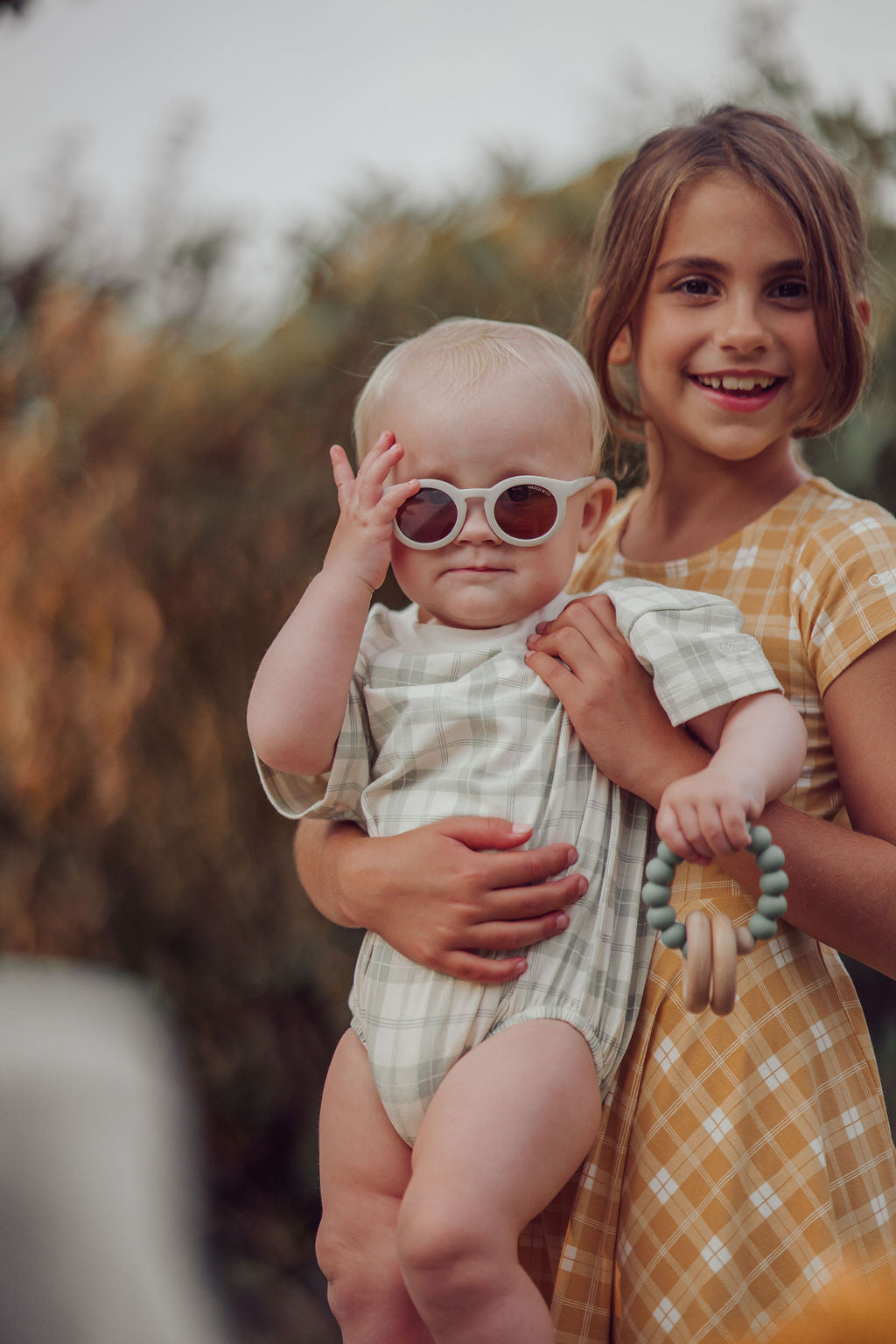 GRECH & CO. Classic | Sustainable Sunglasses | Plant-Based Bendable Polarized - Baby | 0-2 Y | Playroom Avenue