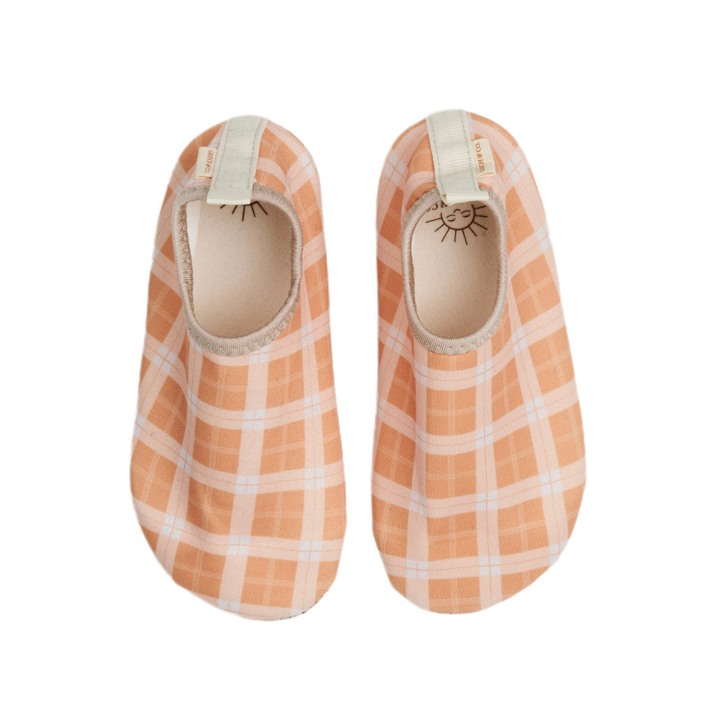 GRECH & CO. Swim Shoes - Buckwheat Plaid | Playroom Avenue