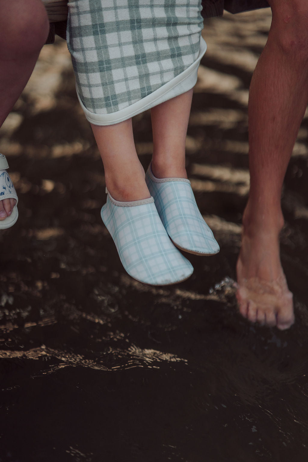 GRECH & CO. Swim Shoes | Fern Plaid | Playroom Avenue