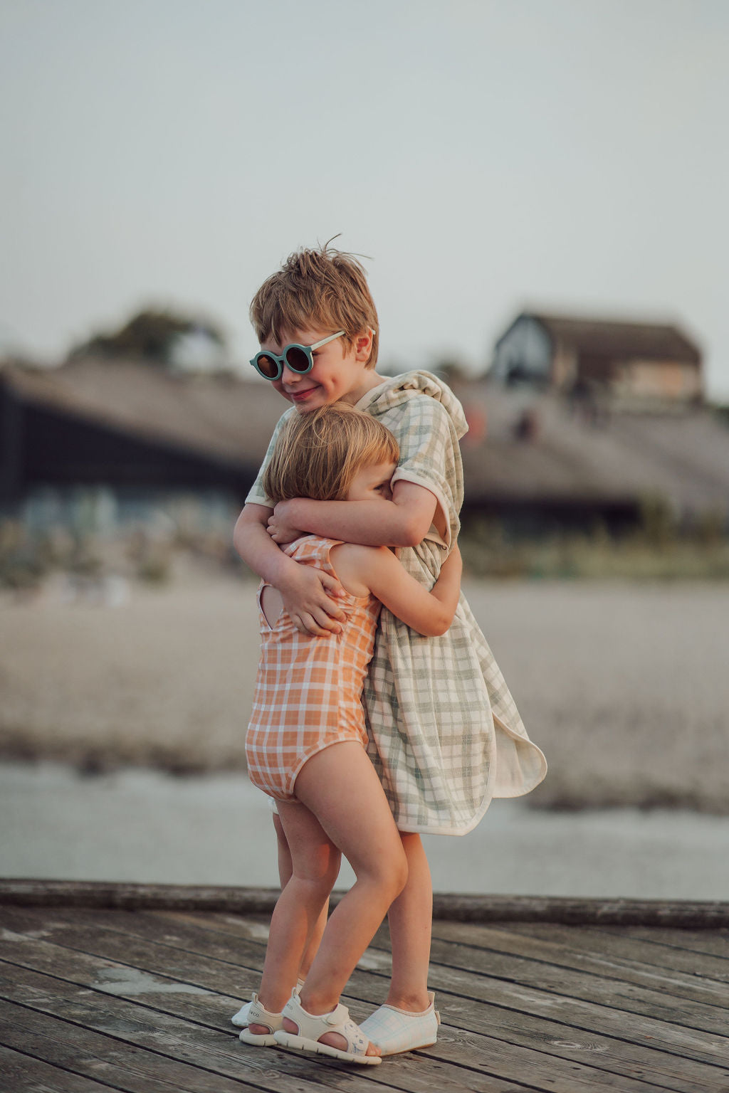 GRECH & CO. Swim Shoes | Fern Plaid