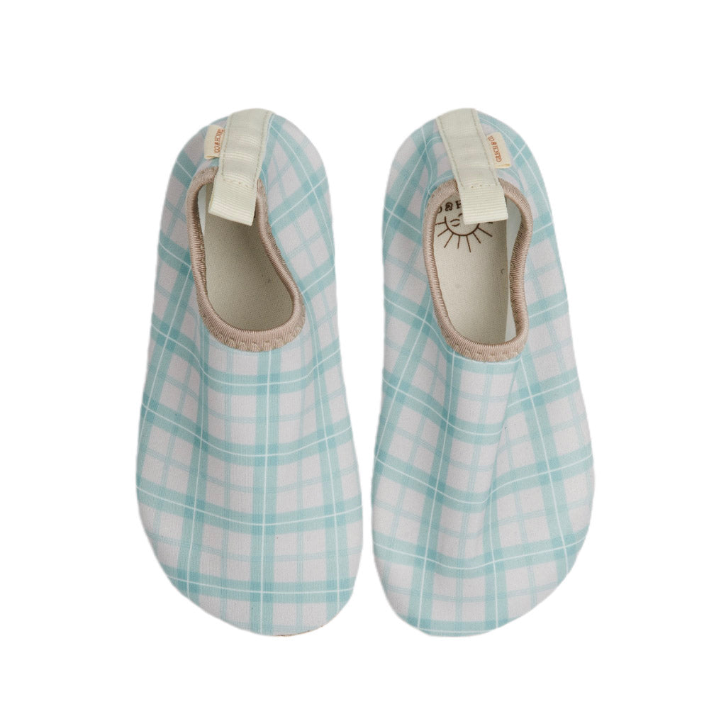 GRECH & CO. Swim Shoes | Fern Plaid | Playroom Avenue