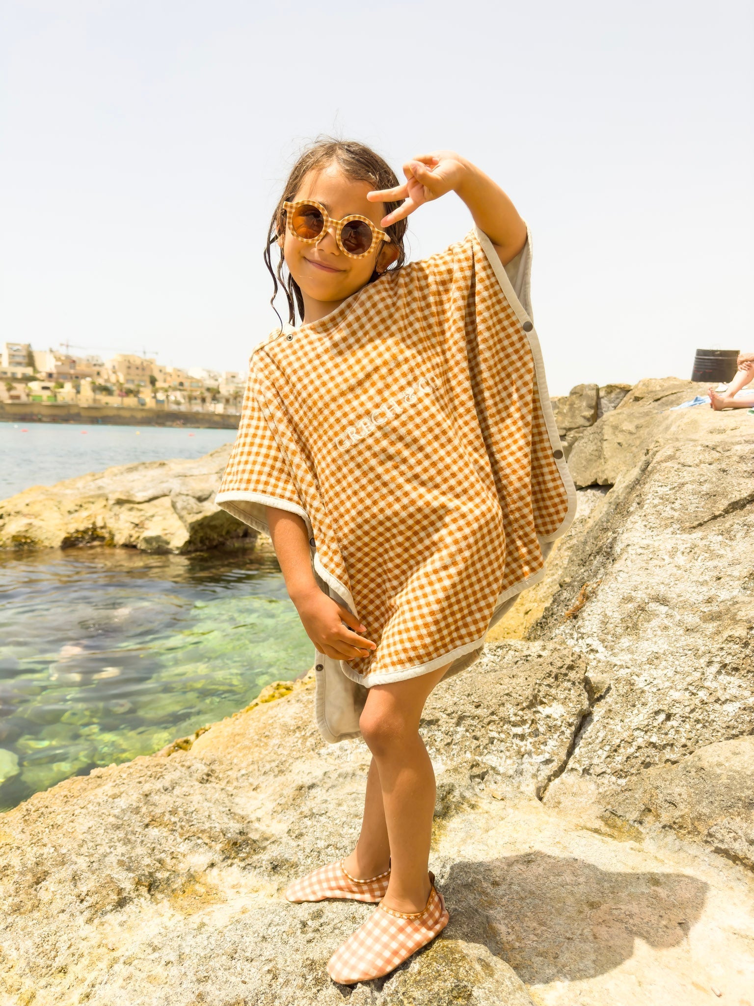 GRECH & CO. Swim Shoes - Sienna Gingham