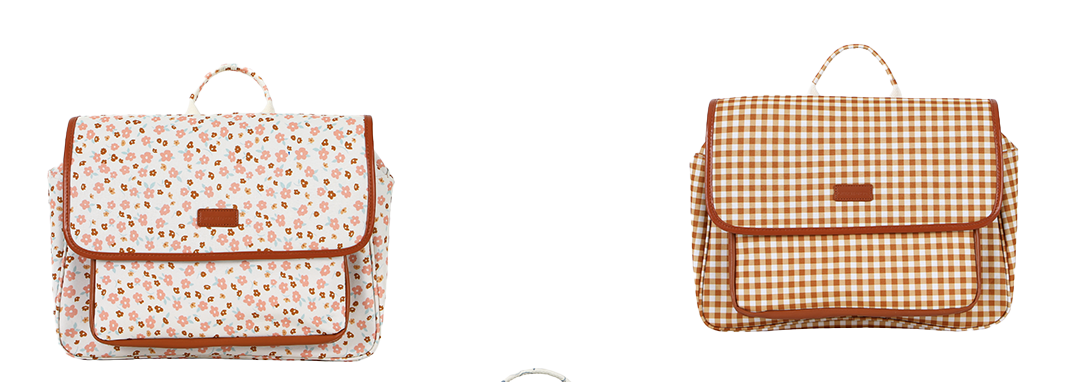 GRECH & CO. Satchel Backpack | Sienna Gingham
