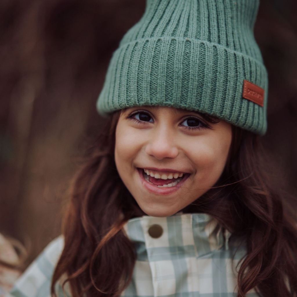 GRECH & CO. Knit Beanie Wide Rib | Fern | Playroom Avenue