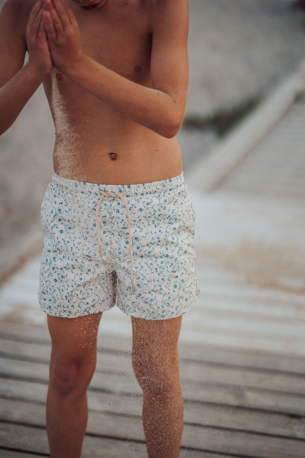 GRECH & CO. Swim Trunks | UPF + Recycled - Scandi Floral | Playroom Avenue