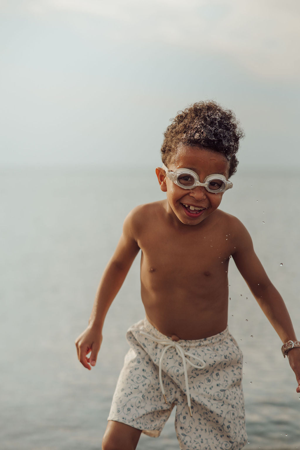 GRECH & CO. Swim Trunks | UPF + Recycled - Scandi Floral | Playroom Avenue