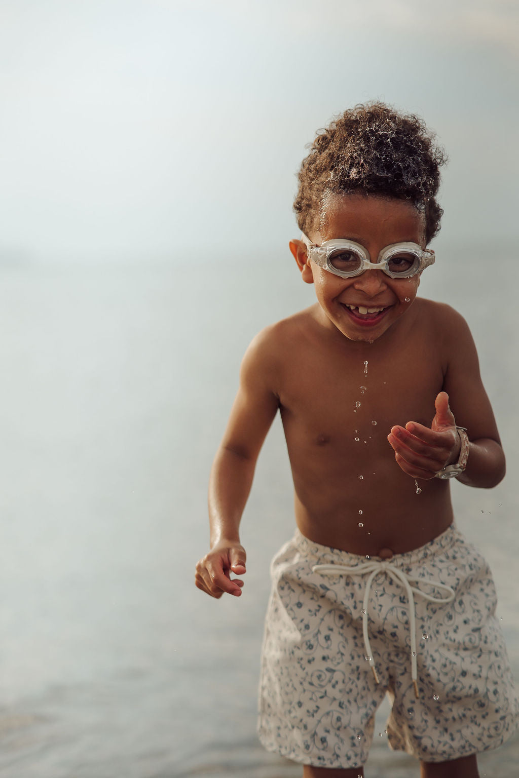 GRECH & CO. Swim Trunks | UPF + Recycled - Scandi Floral | Playroom Avenue