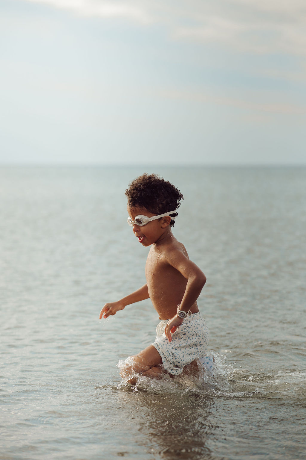 GRECH & CO. Swim Trunks | UPF + Recycled - Scandi Floral | Playroom Avenue