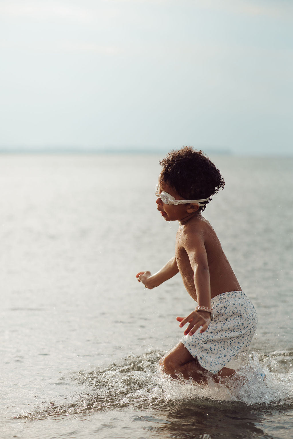 GRECH & CO. Swim Trunks | UPF + Recycled - Scandi Floral | Playroom Avenue