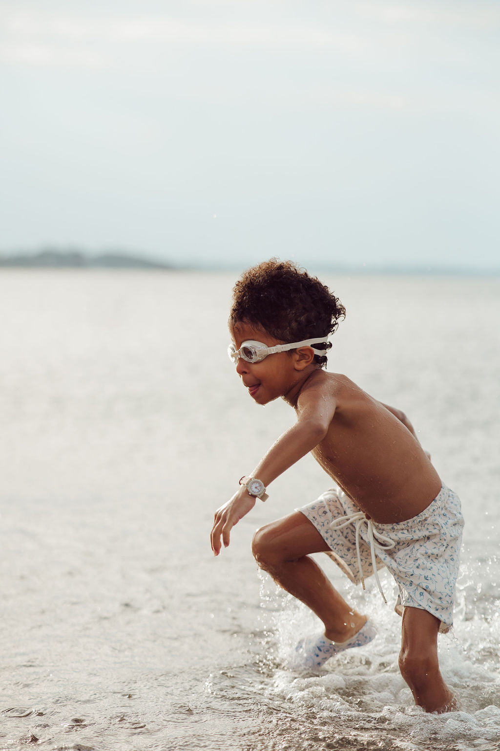 GRECH & CO. Swim Trunks | UPF + Recycled - Scandi Floral | Playroom Avenue