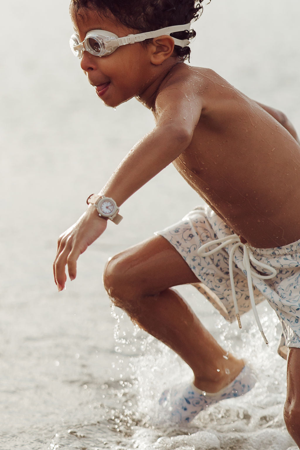 GRECH & CO. Swim Trunks | UPF + Recycled - Scandi Floral | Playroom Avenue