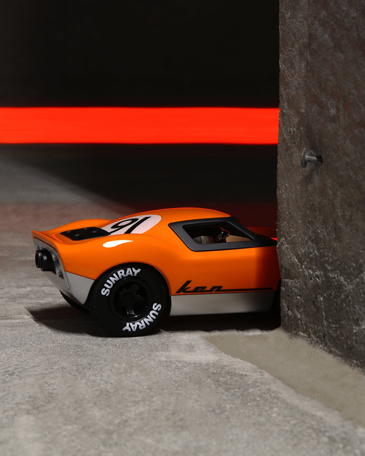 Playforever Car MINI KEN GIBSON Orange | Playroom Avenue