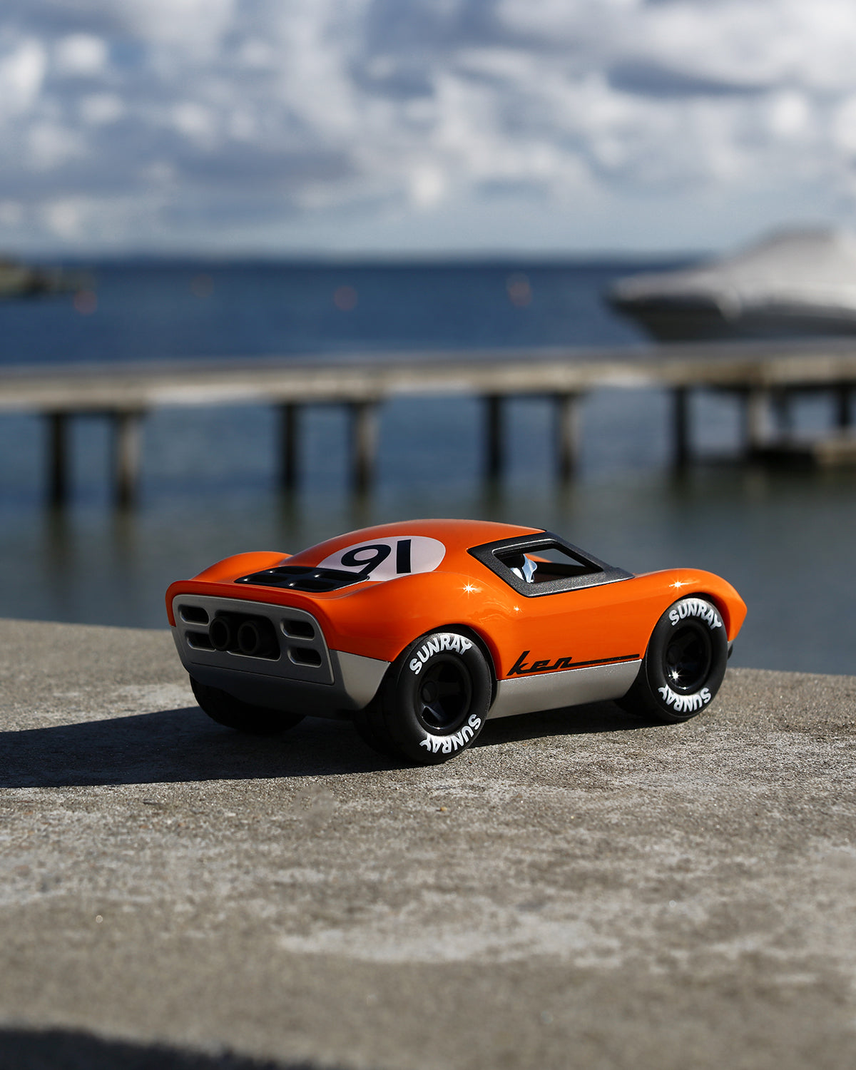Playforever Car MINI KEN GIBSON Orange | Playroom Avenue