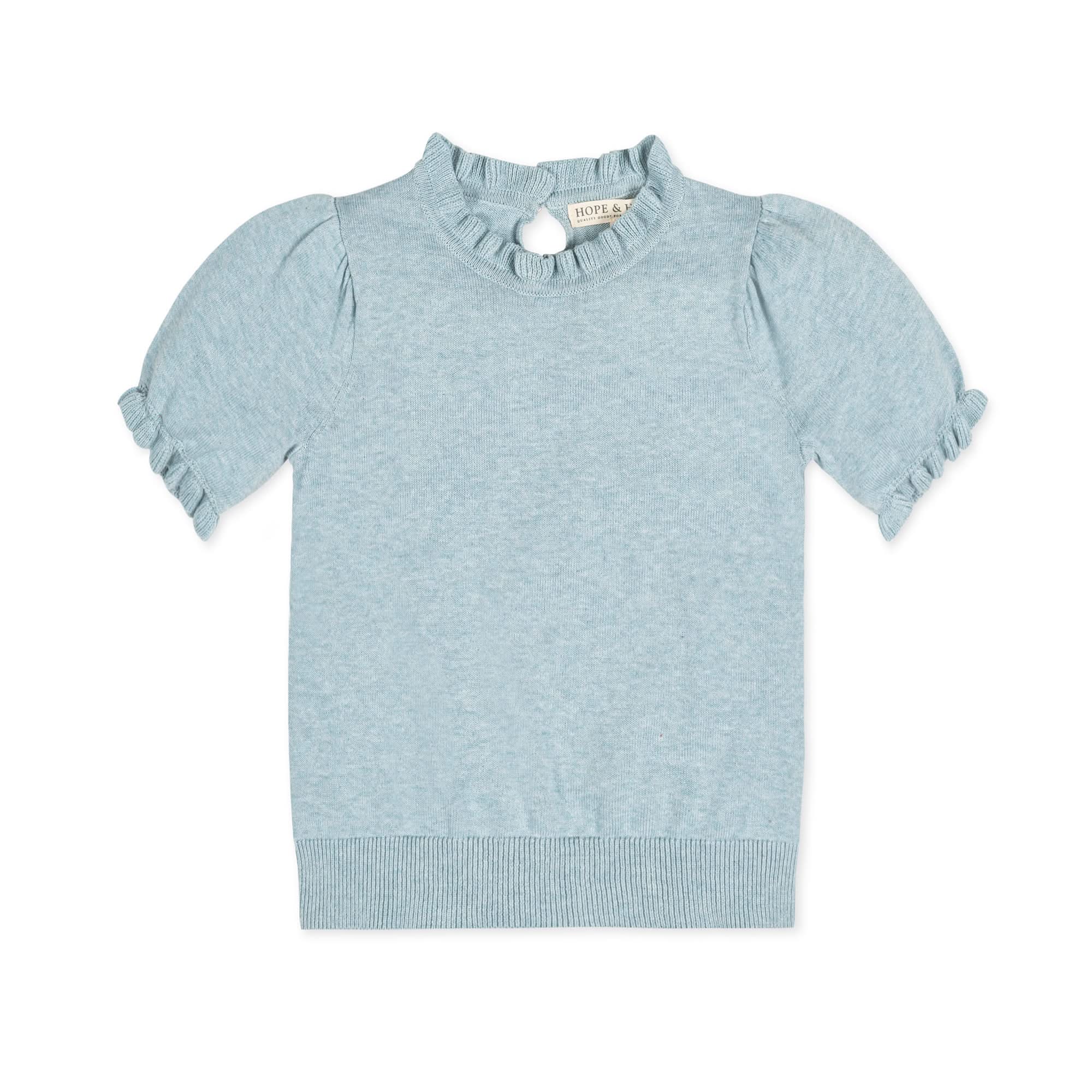 Hope & Henry Organic Puff Sleeve Sweater | Playroom Avenue