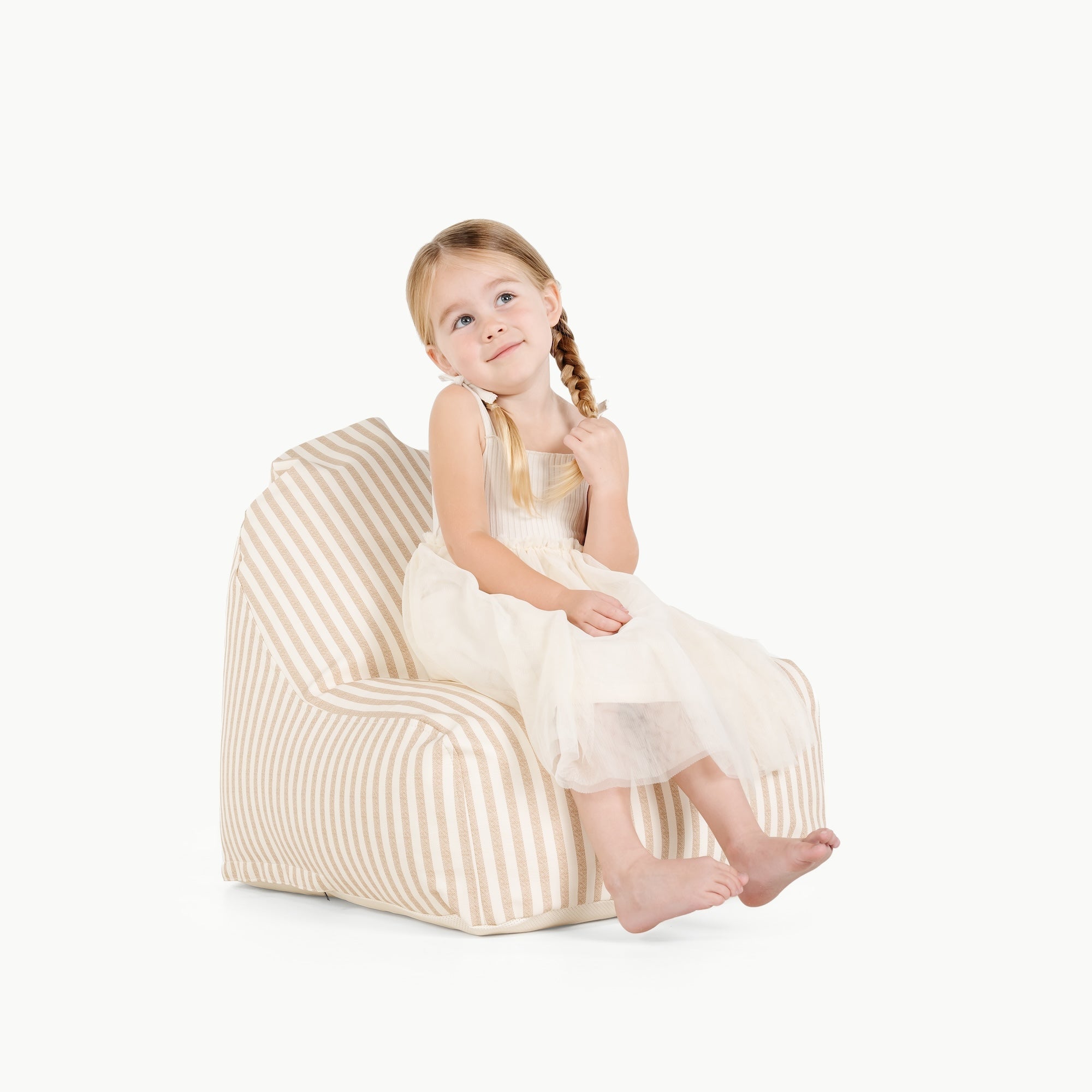 Gathre Mini Lounger Cafe Stripe | Playroom Avenue