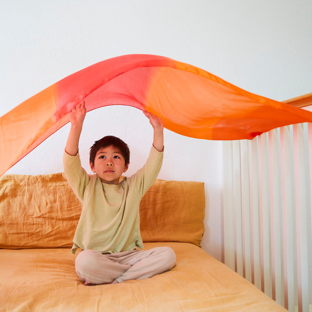 Sarah's Silks Giant Fire Playsilk - Playroom Avenue
