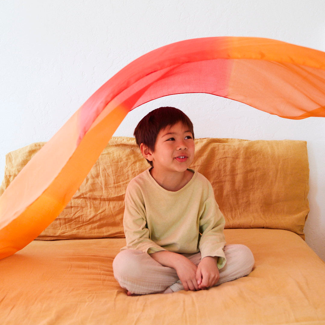 Sarah's Silks Giant Fire Playsilk - Playroom Avenue