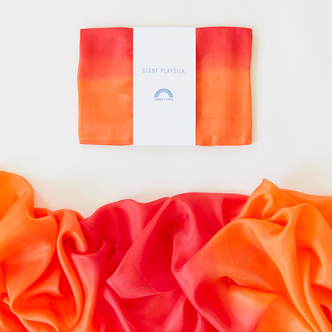 Sarah's Silks Giant Fire Playsilk - Playroom Avenue