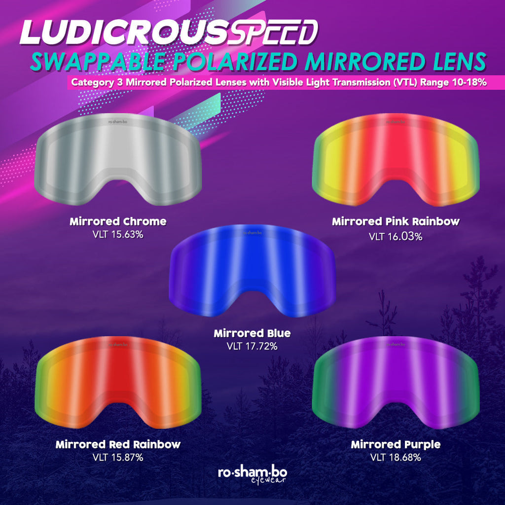 ro•sham•bo eyewear Ludicrous Speed Snow Goggles Set | Youth | Playroom Avenue