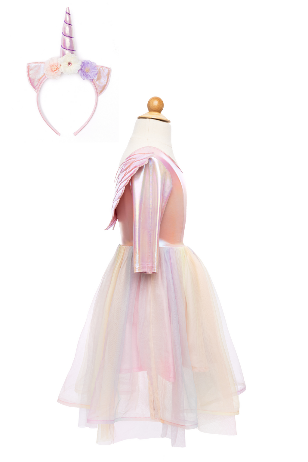 Great Pretenders Alicorn Dress with Wings & Headband | Playroom Avenue