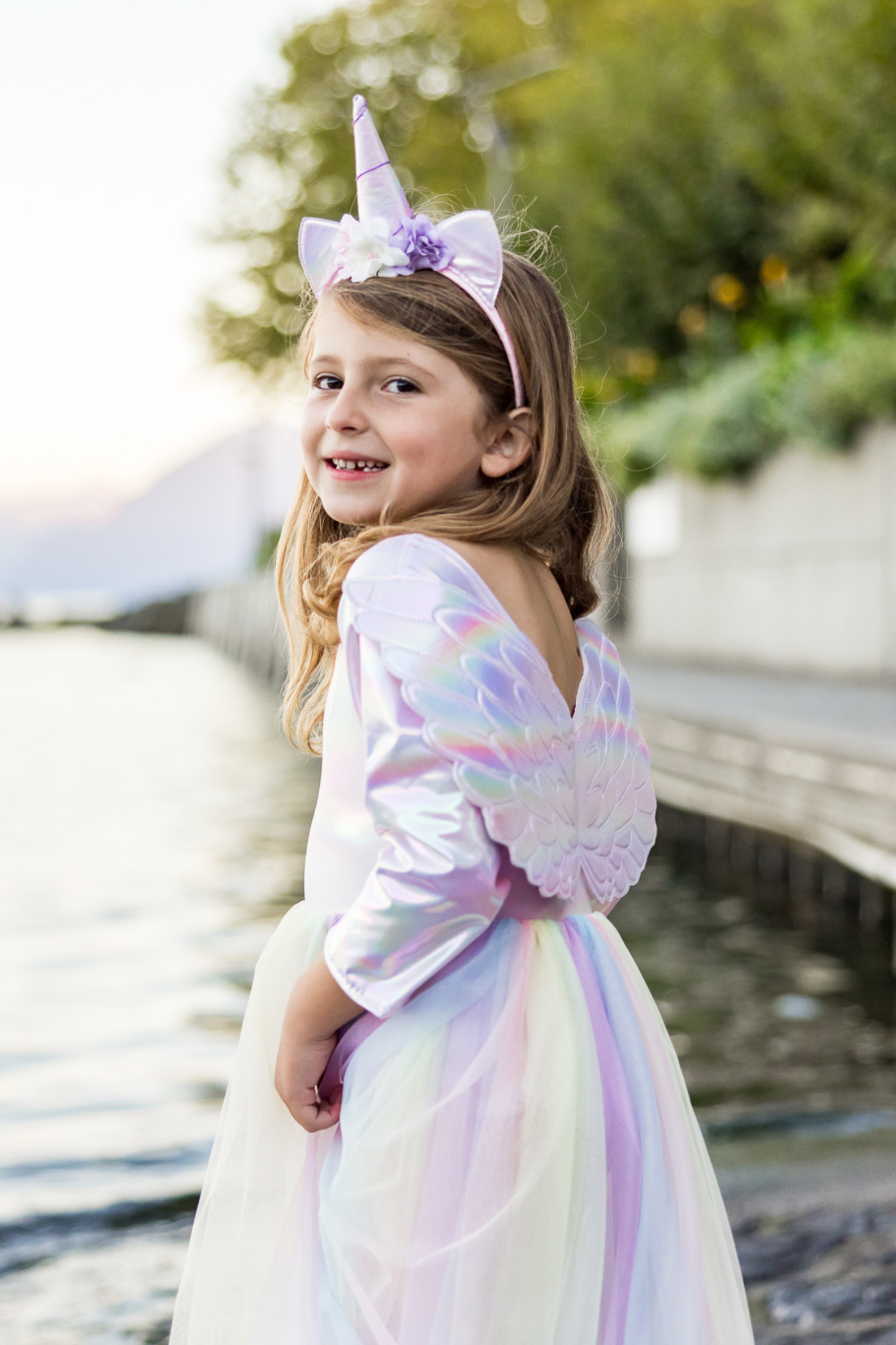 Great Pretenders Alicorn Dress with Wings & Headband | Playroom Avenue