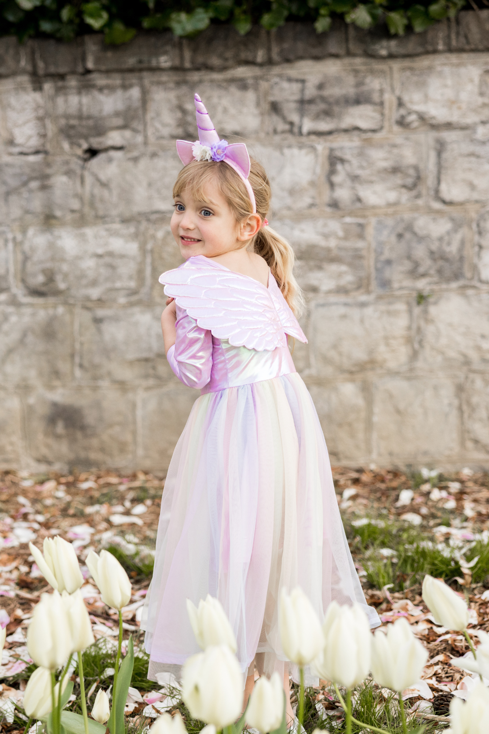 Great Pretenders Alicorn Dress with Wings & Headband | Playroom Avenue