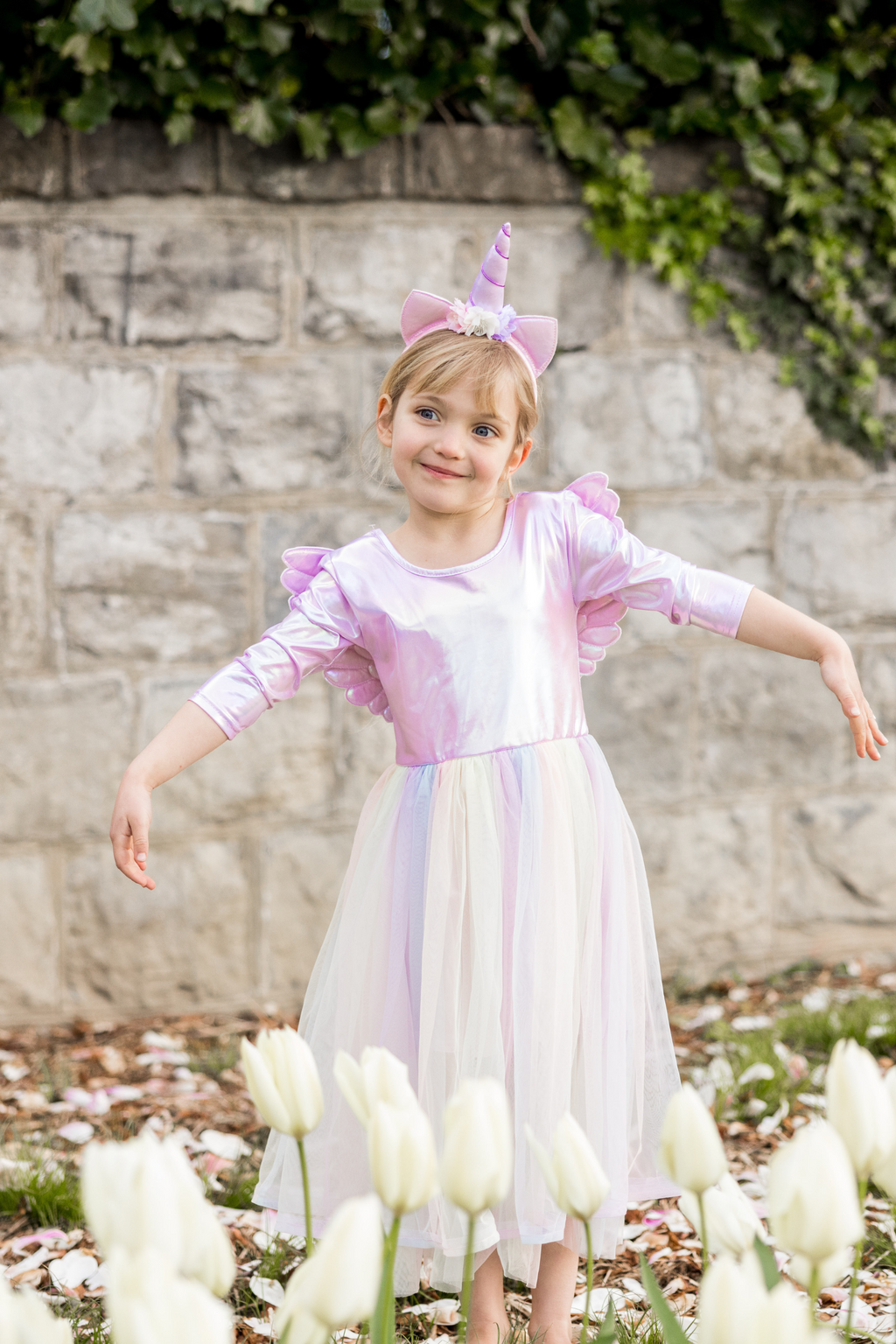 Great Pretenders Alicorn Dress with Wings & Headband | Playroom Avenue