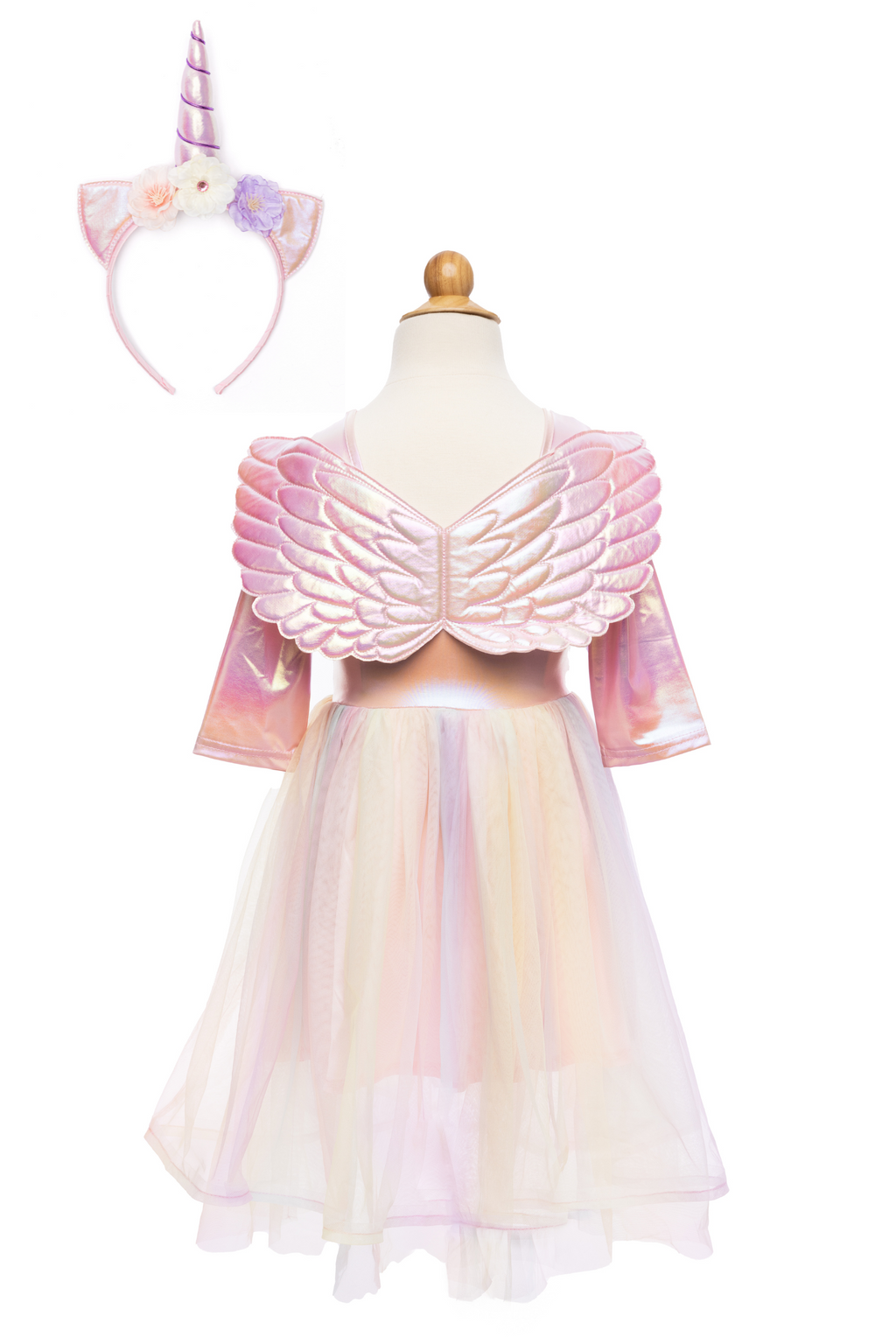 Great Pretenders Alicorn Dress with Wings & Headband | Playroom Avenue