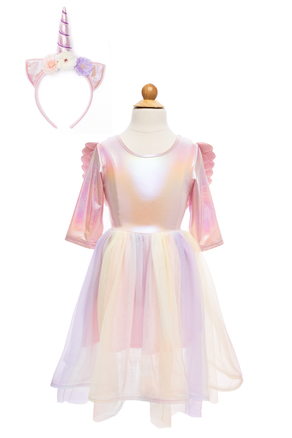 Great Pretenders Alicorn Dress with Wings & Headband | Playroom Avenue
