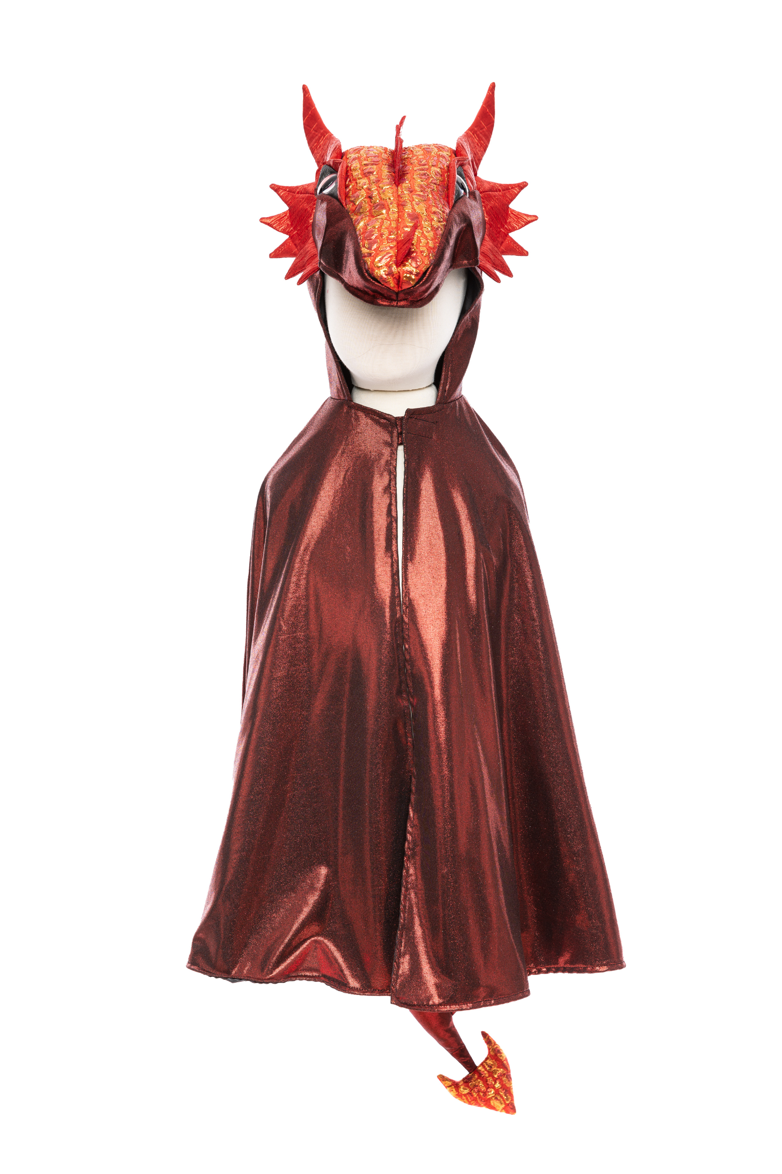 Great Pretenders Metallic Dragon Cape Ruby Red | Playroom Avenue
