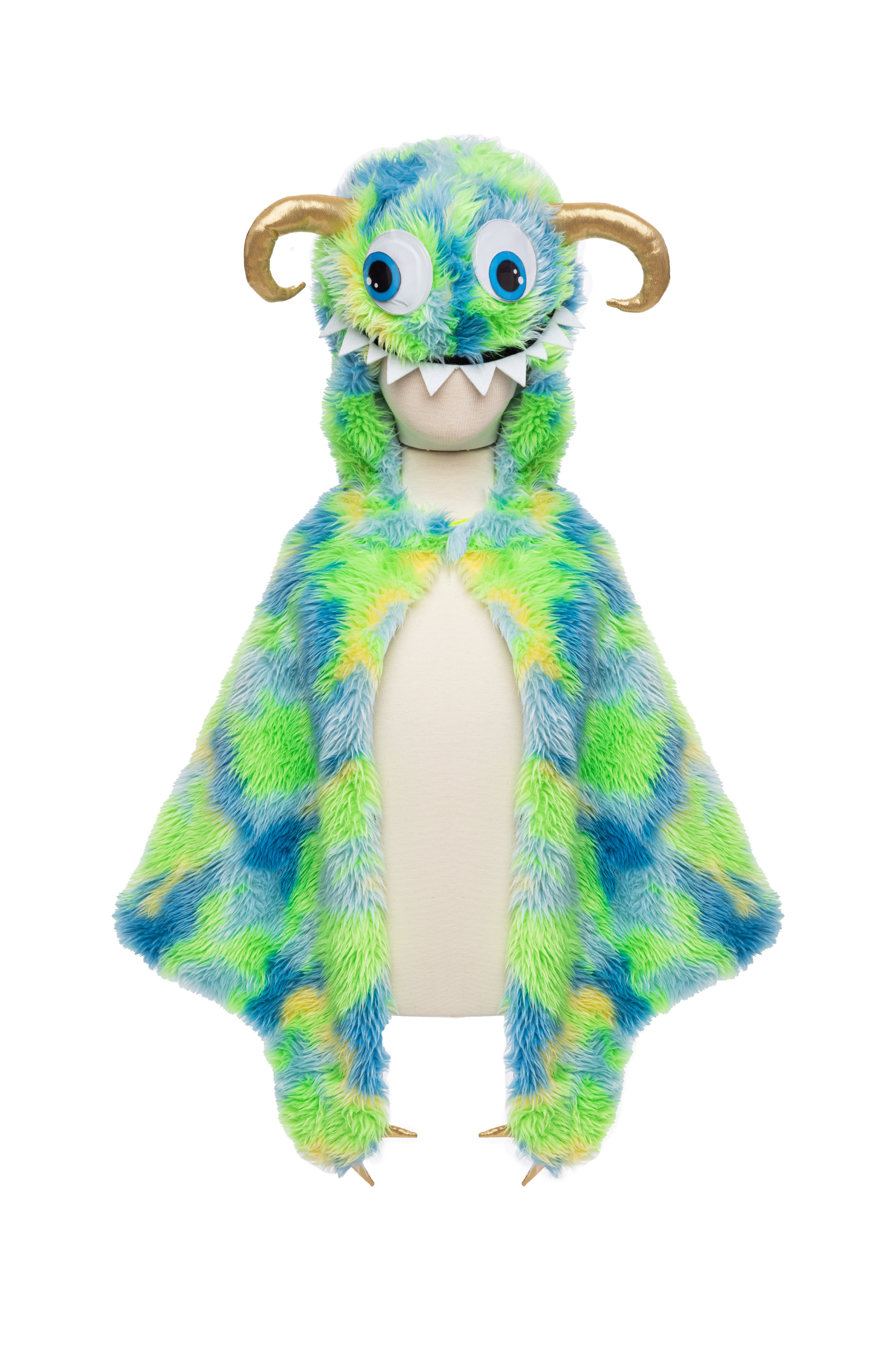 Great Pretenders Monster Cape Size 4-6 Blue Green - Swampy | Playroom Avenue