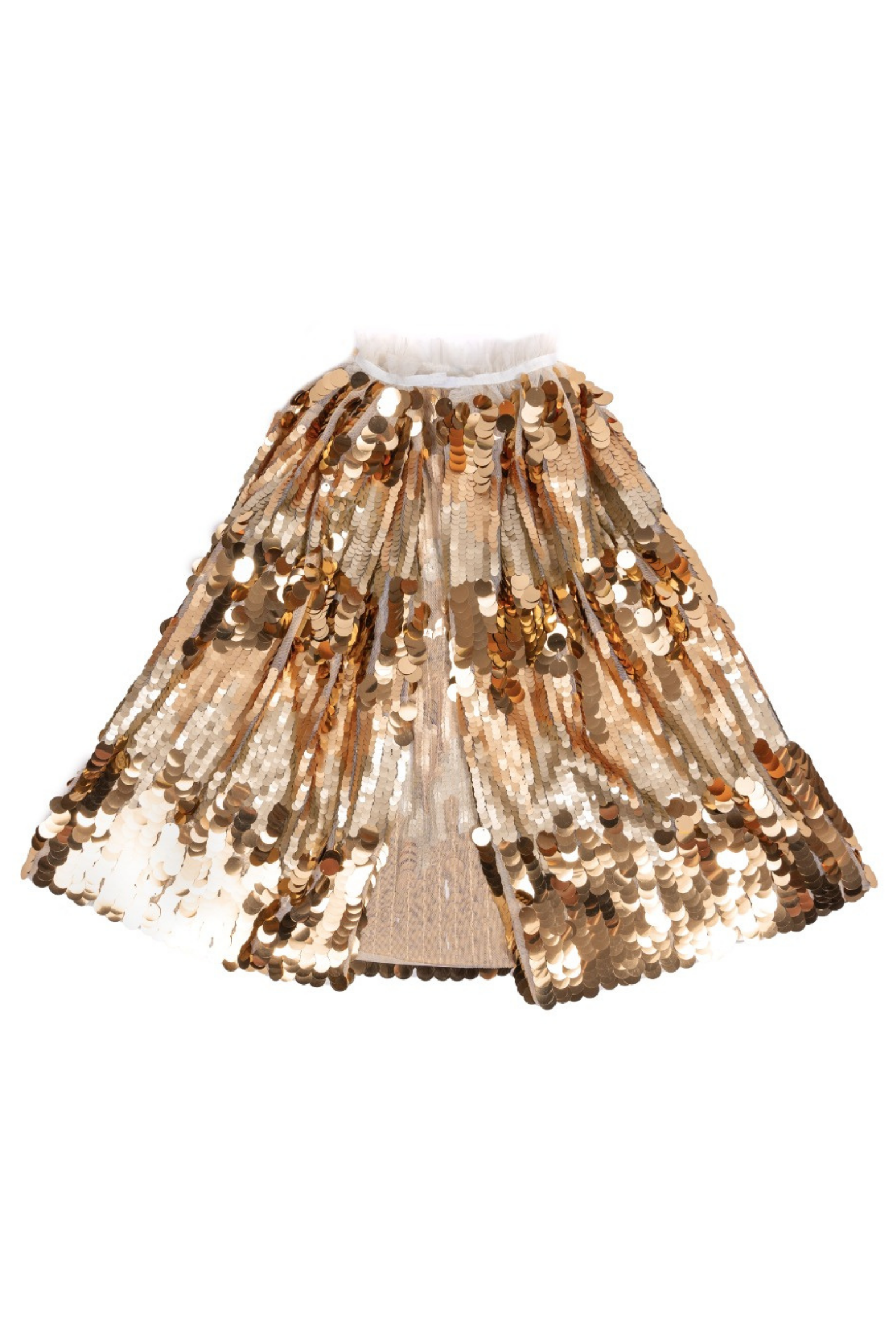 Great Pretenders The 5th Avenue Paillette Cape Size 4-6 Gold | Playroom Avenue