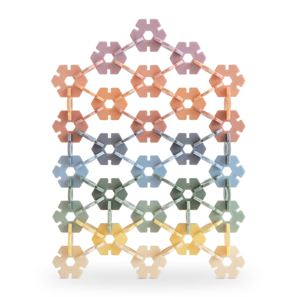 Mushie HEX Connect Building Toy Set | Playroom Avenue