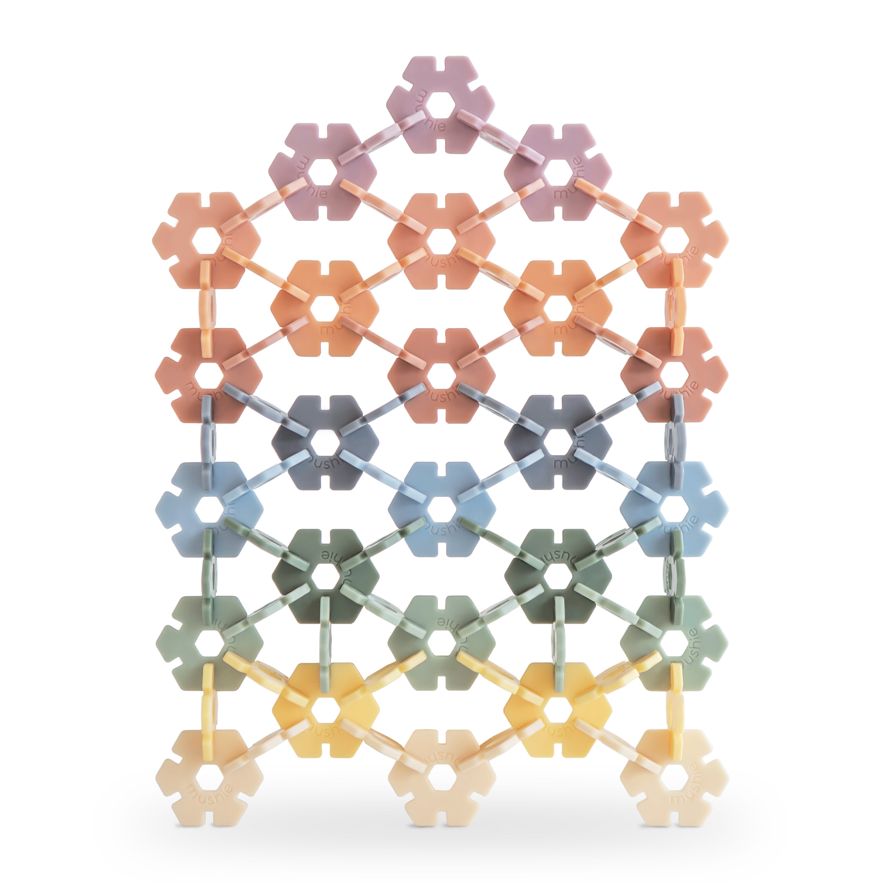 Mushie HEX Connect Building Toy Set | Playroom Avenue