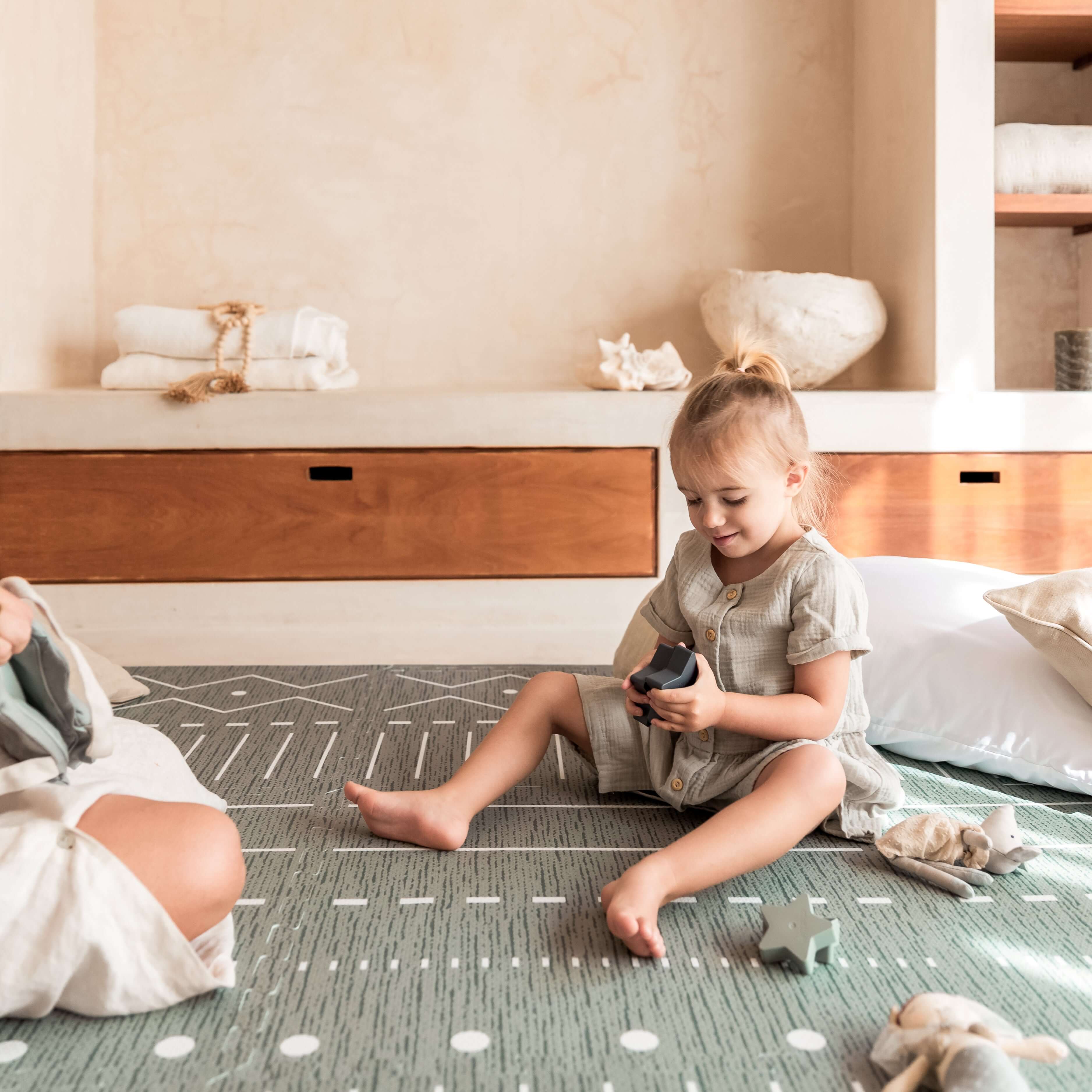 Toddlekind Haven Playmat | Berber - Moss | Playroom Avenue