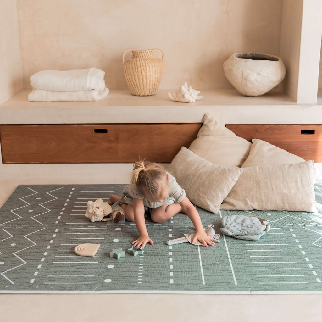 Toddlekind Haven Playmat | Berber - Moss | Playroom Avenue