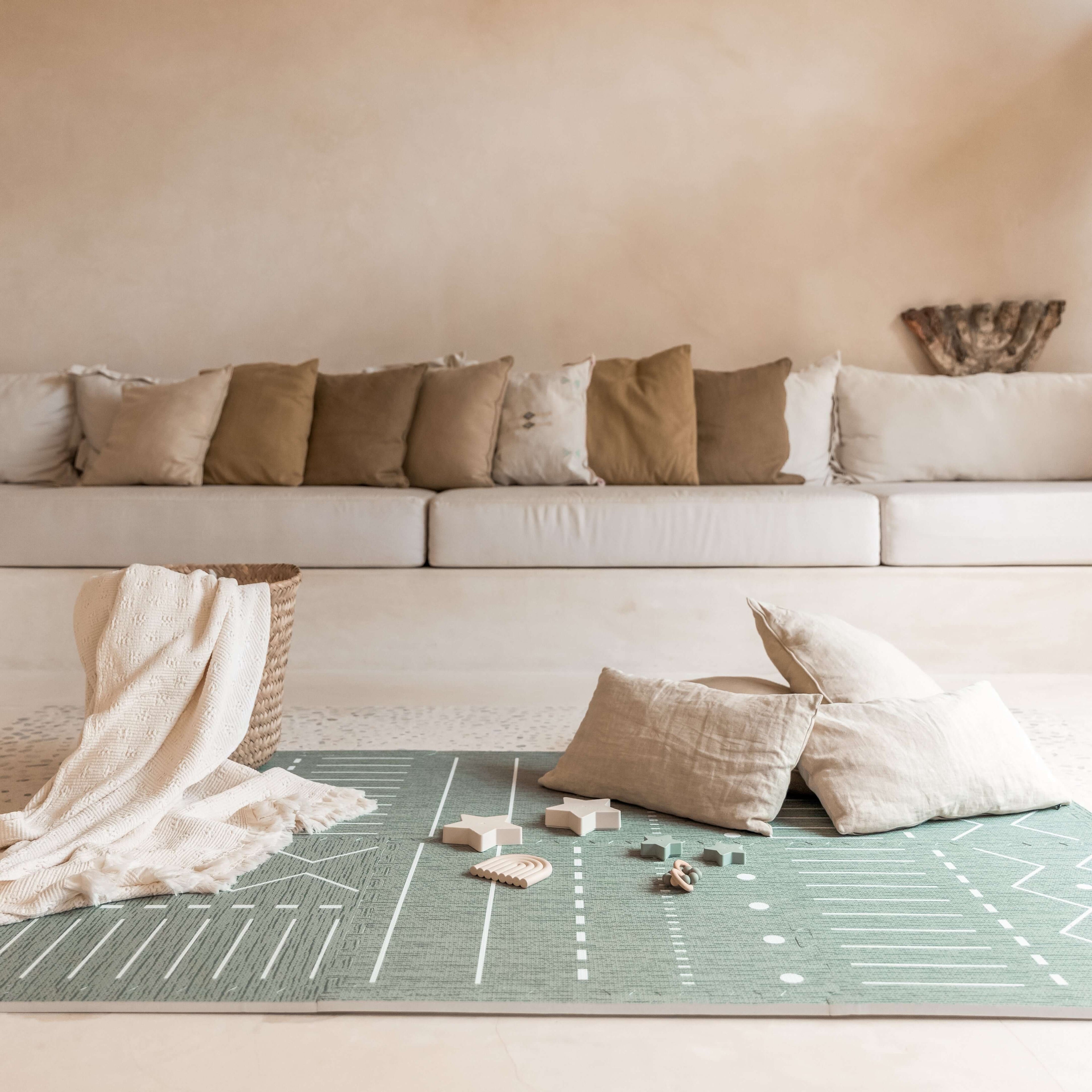 Toddlekind Haven Playmat | Berber - Moss | Playroom Avenue