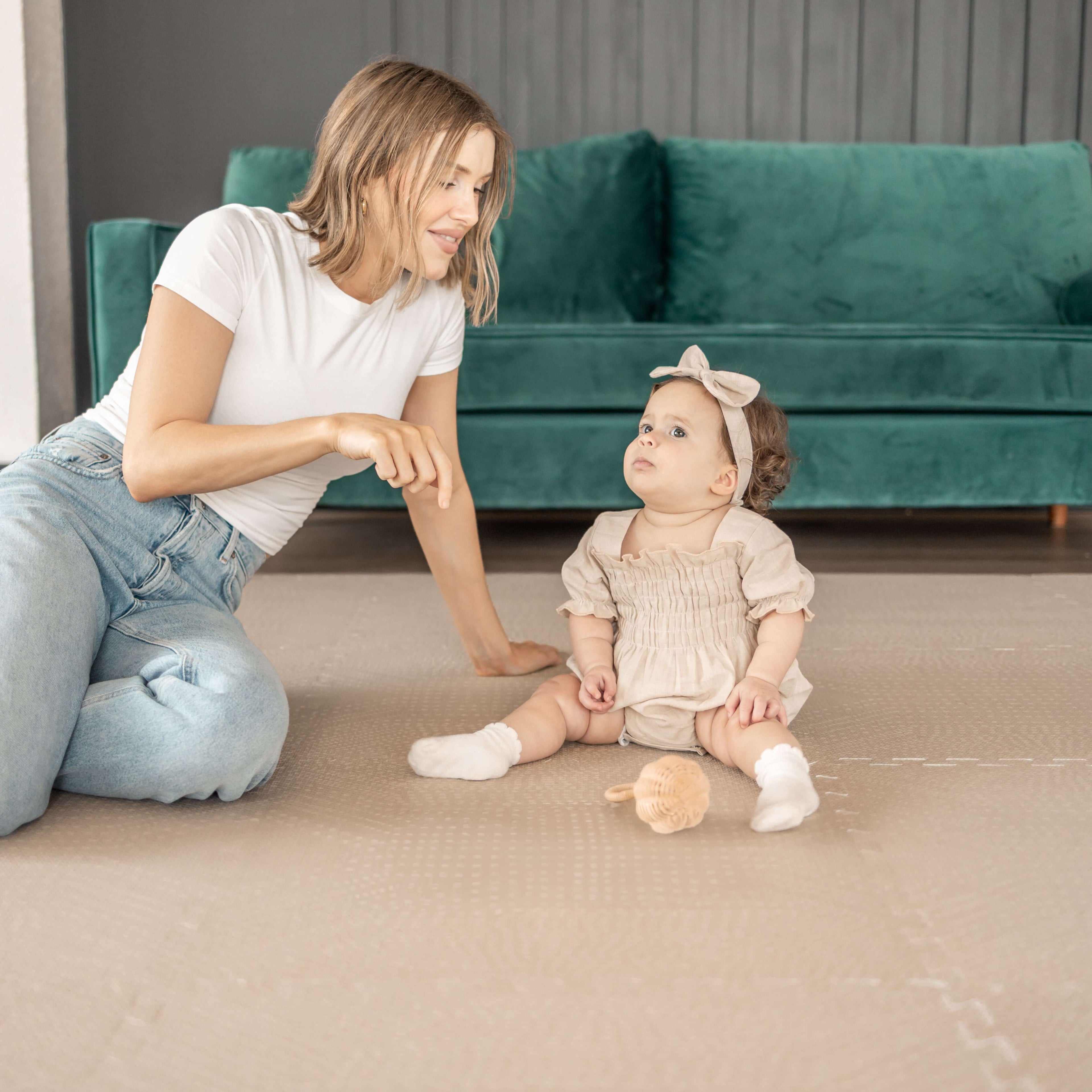 Toddlekind Haven Playmat | Deco - Latte | Playroom Avenue