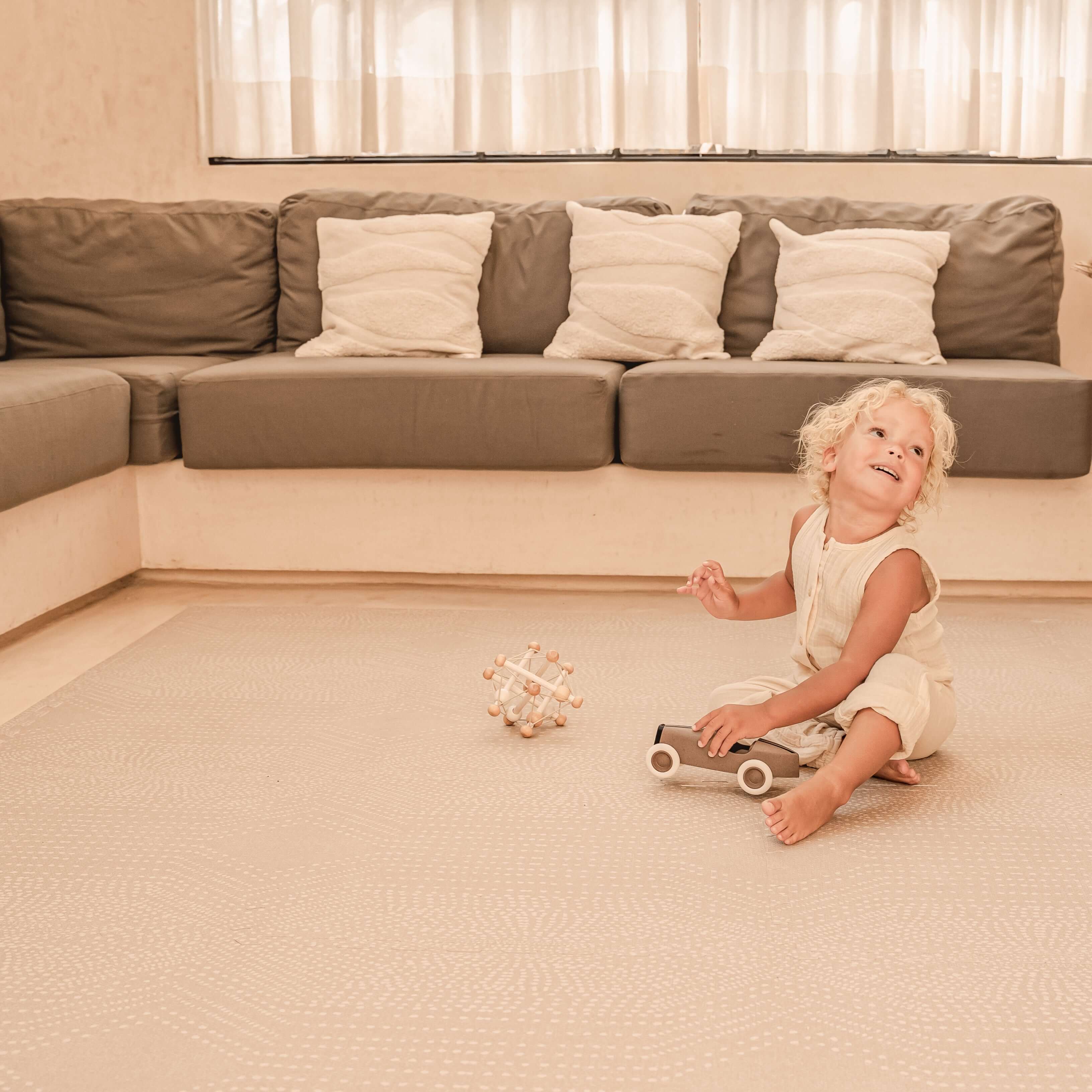 Toddlekind Haven Playmat | Deco - Latte | Playroom Avenue