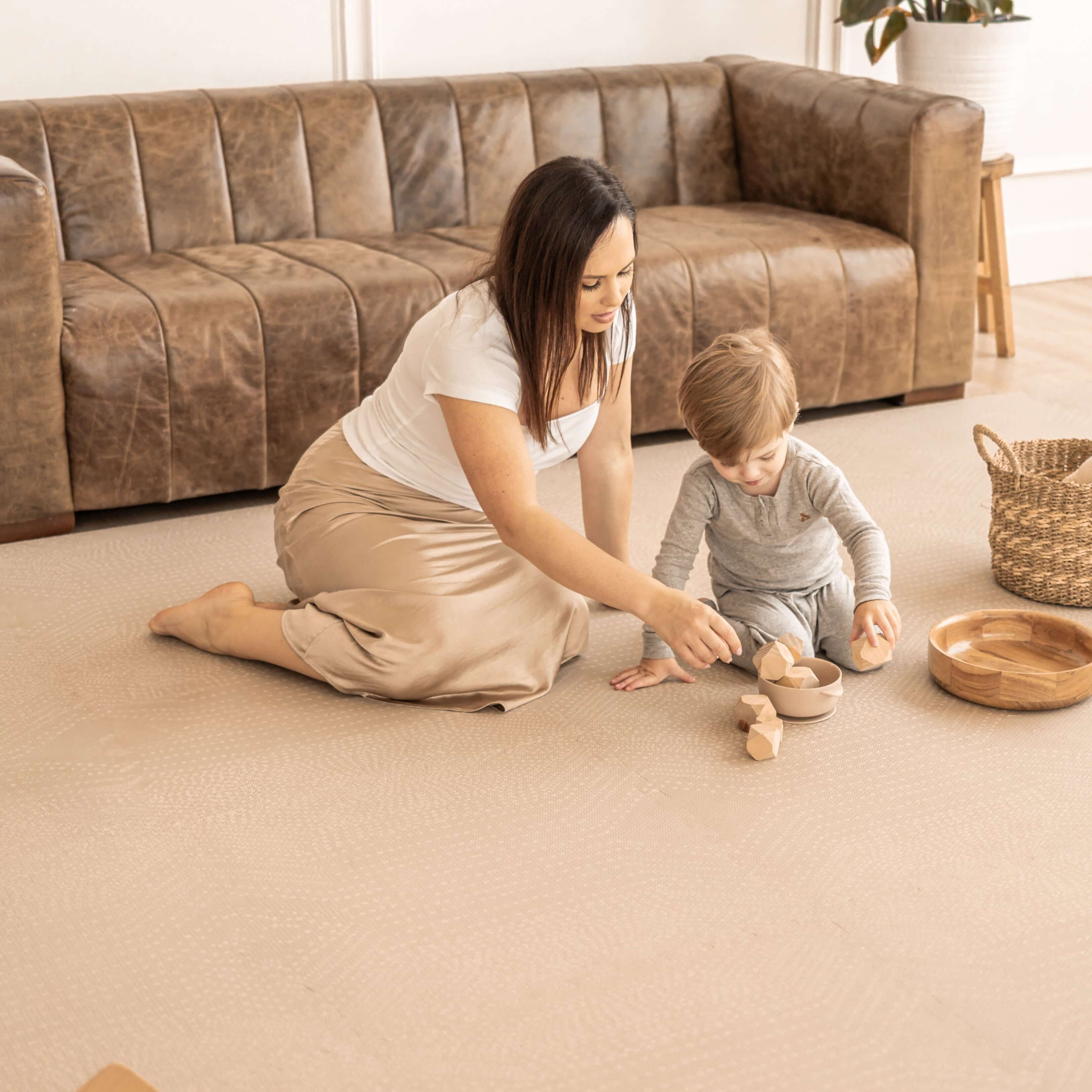 Toddlekind Haven Playmat | Deco - Latte | Playroom Avenue