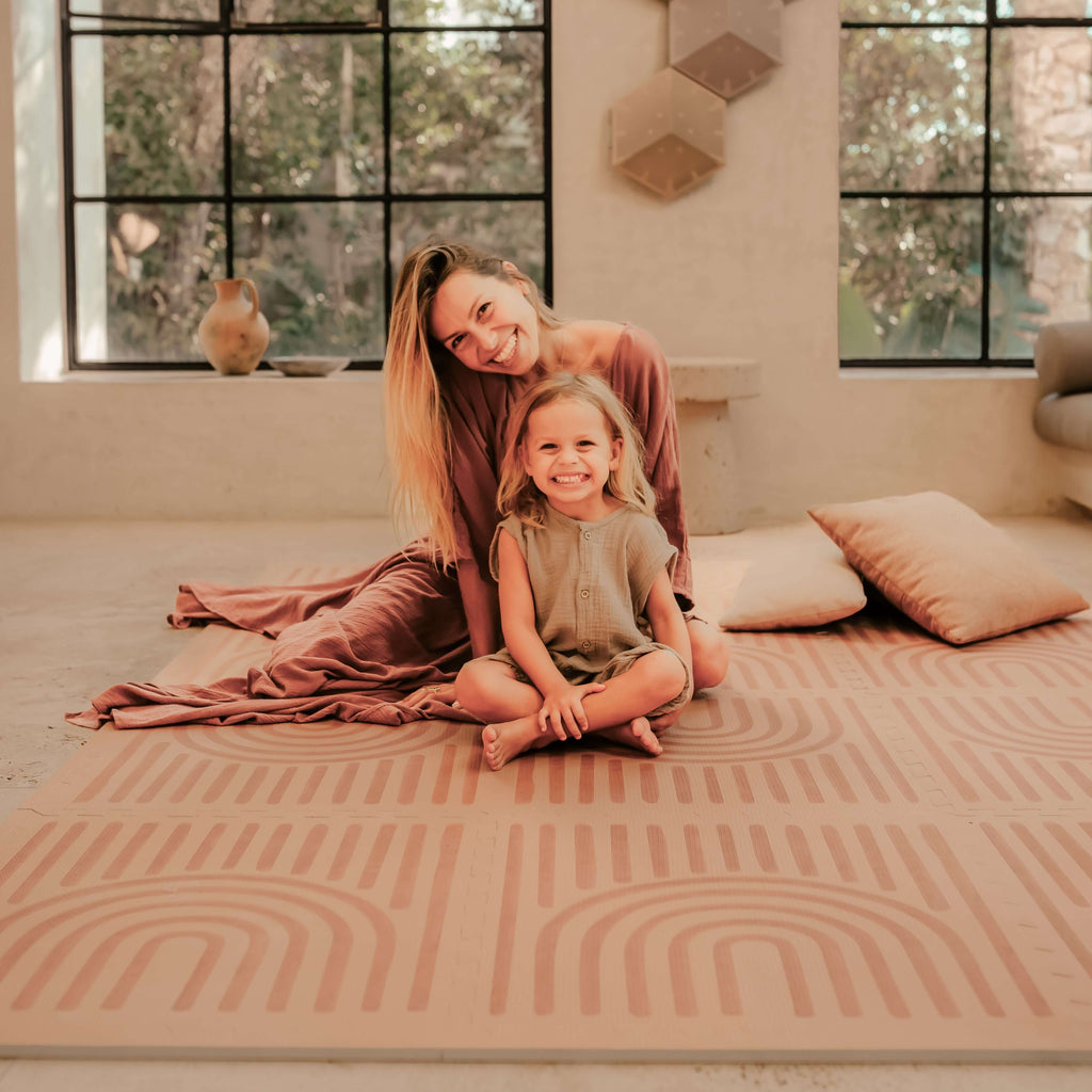 Toddlekind Haven Playmat | Linear - Camel | Playroom Avenue