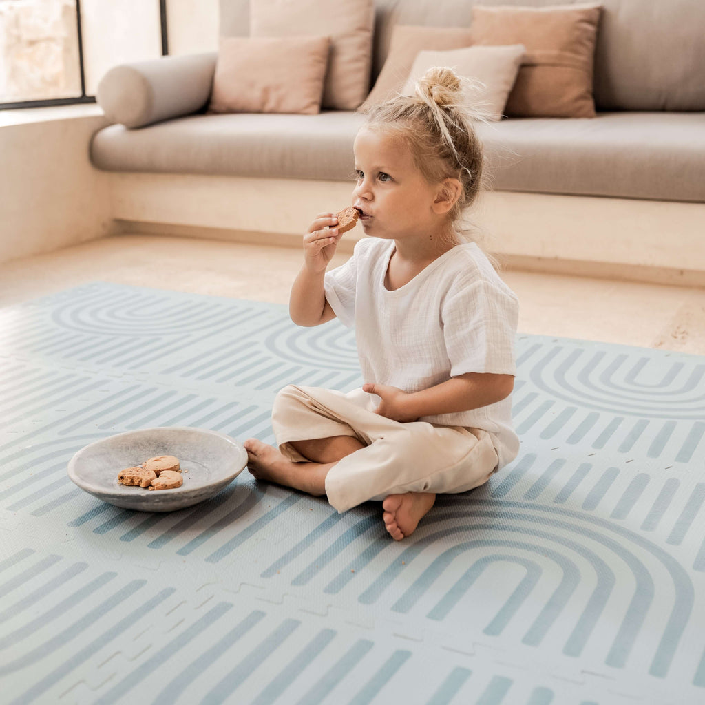 Toddlekind Haven Playmat | Linear - Mineral | Playroom Avenue