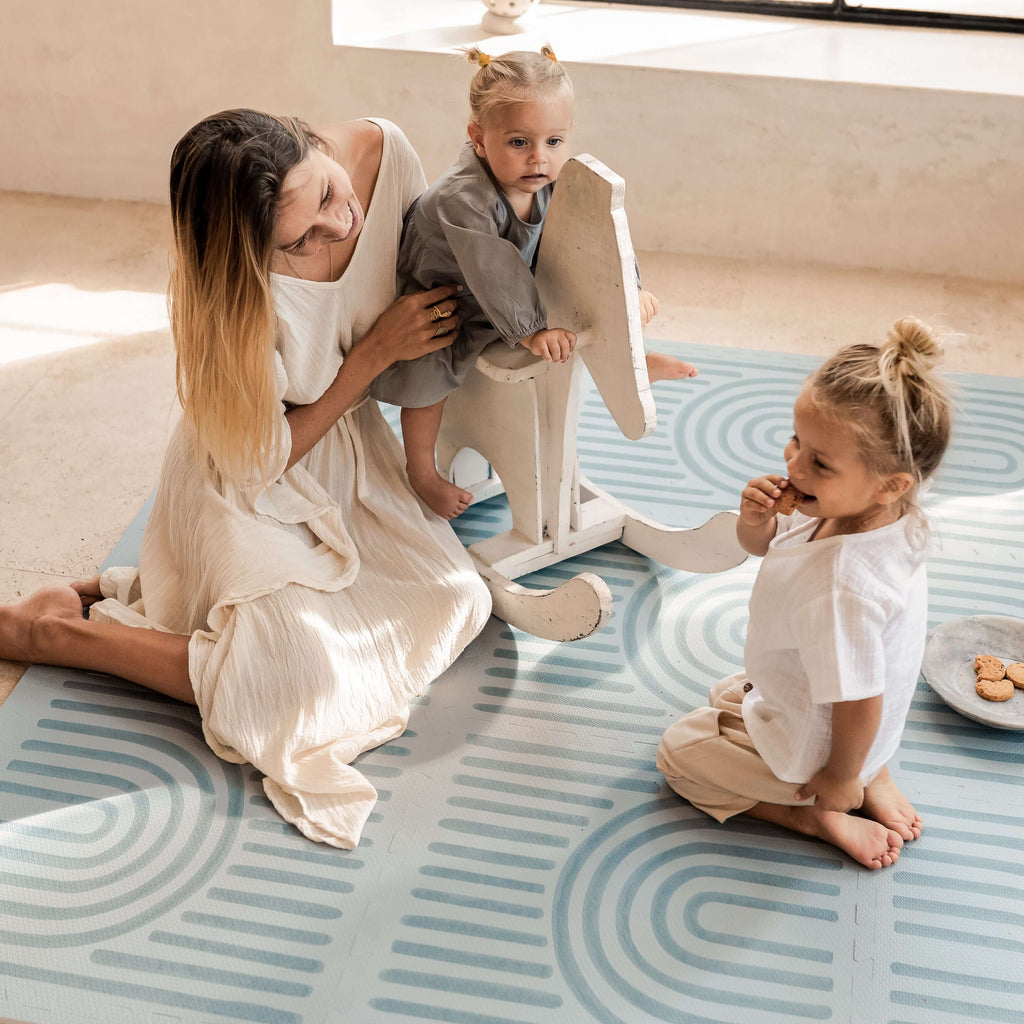 Toddlekind Haven Playmat | Linear - Mineral | Playroom Avenue