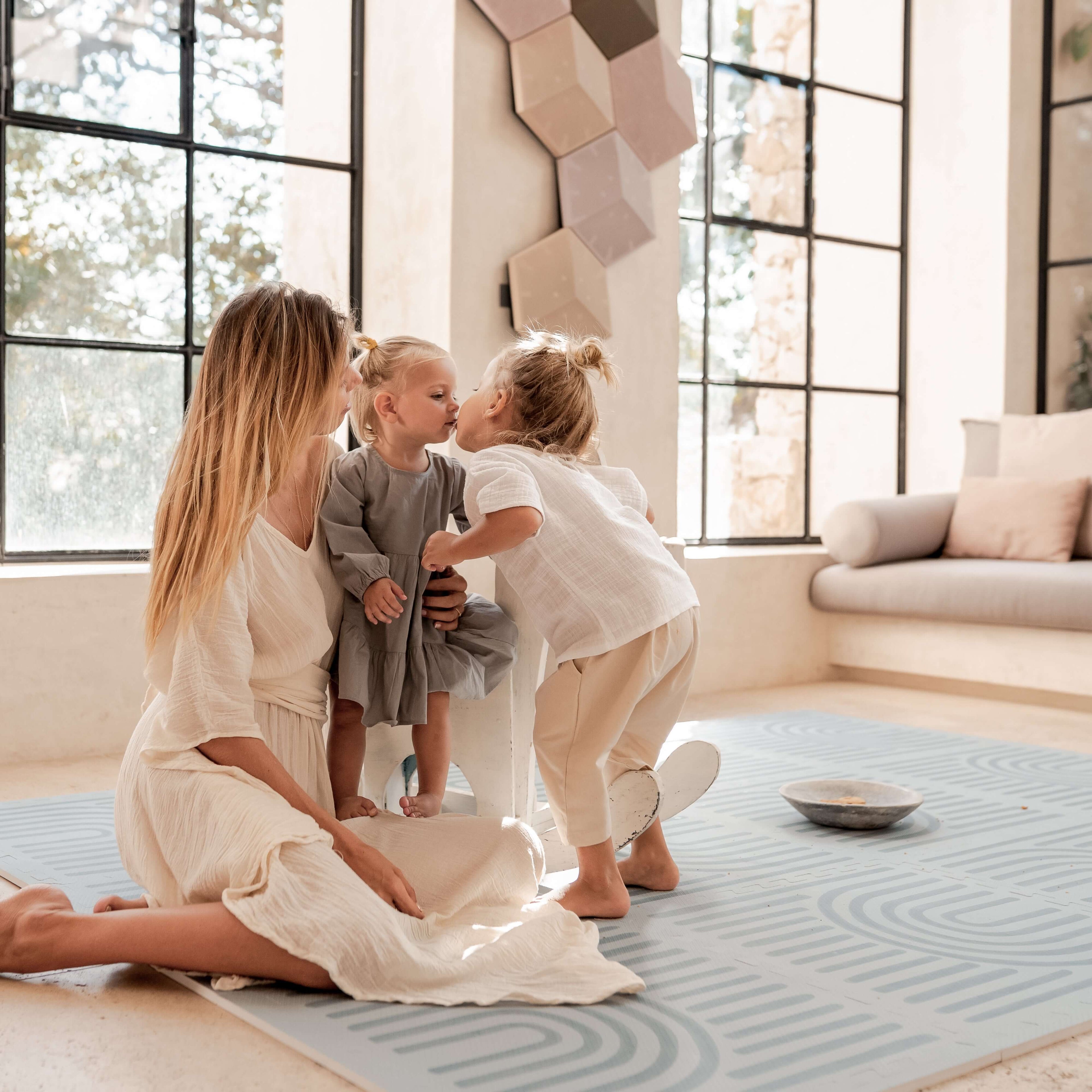 Toddlekind Haven Playmat | Linear - Mineral | Playroom Avenue