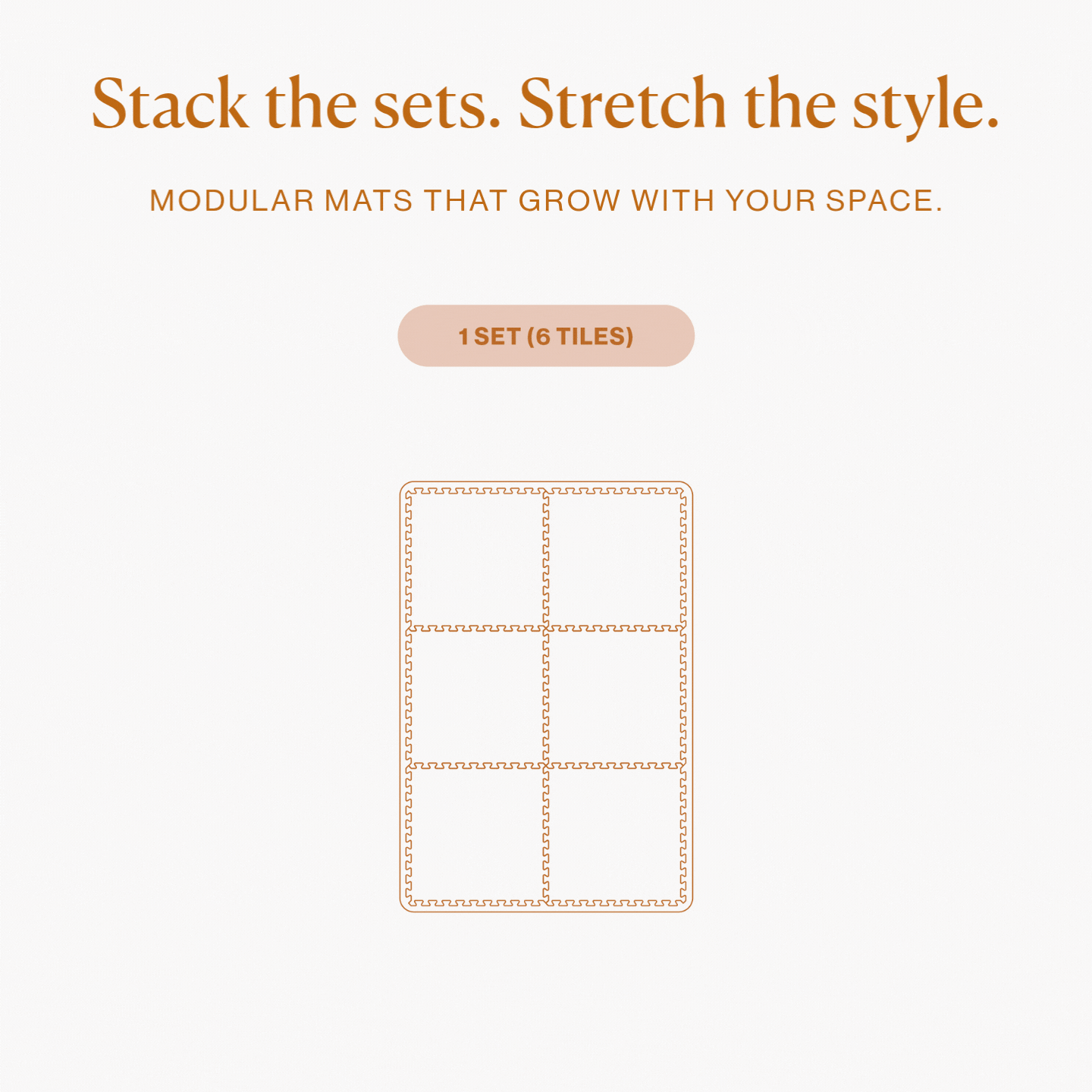 Toddlekind Haven Playmat | Linear - Linen | Playroom Avenue