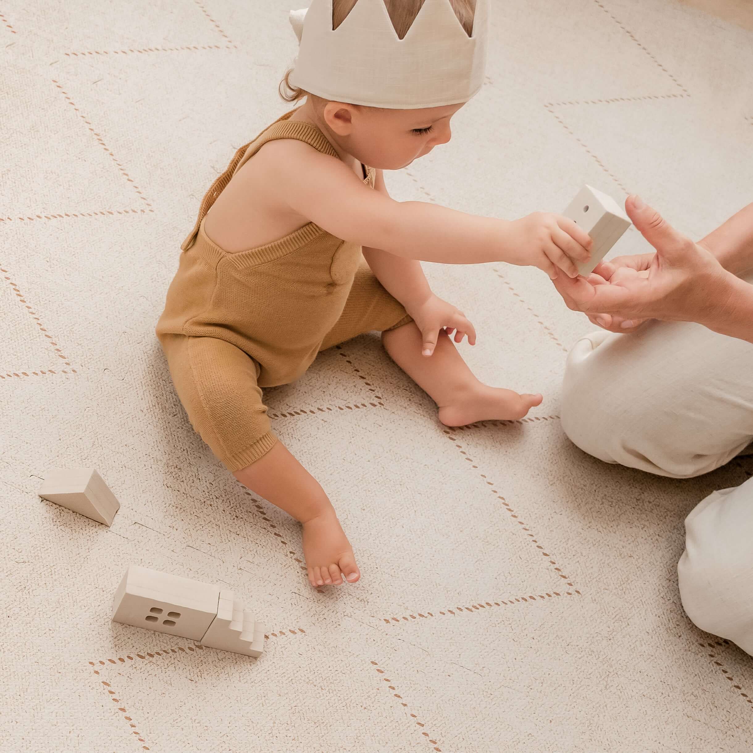 Toddlekind Haven Playmat | Tulum - Bone | Playroom Avenue