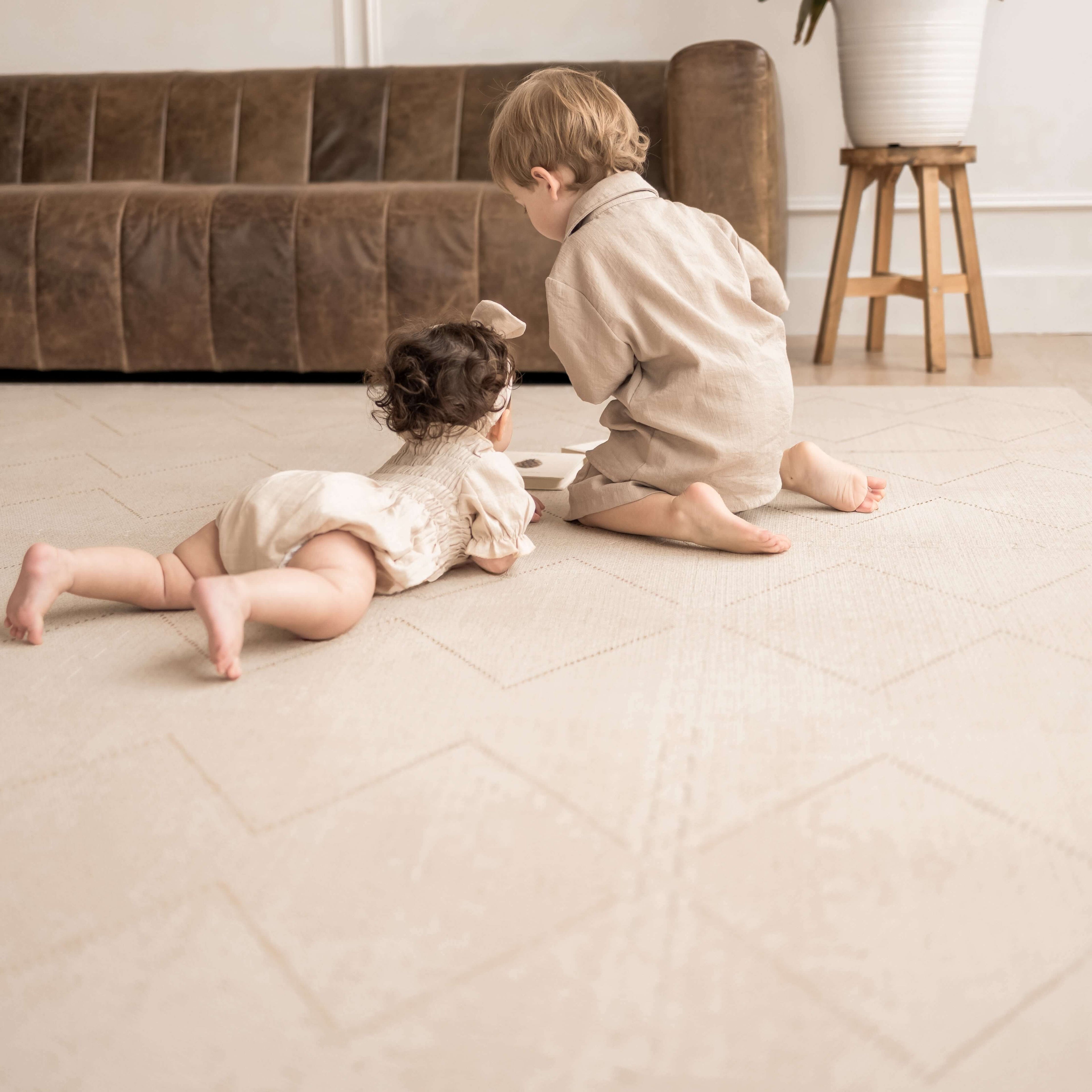 Toddlekind Haven Playmat | Tulum - Bone | Playroom Avenue