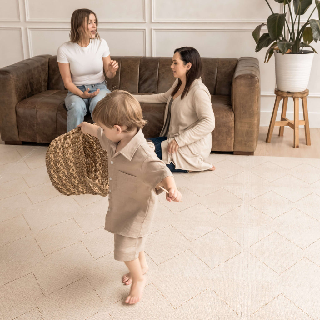 Toddlekind Haven Playmat | Tulum - Bone | Playroom Avenue