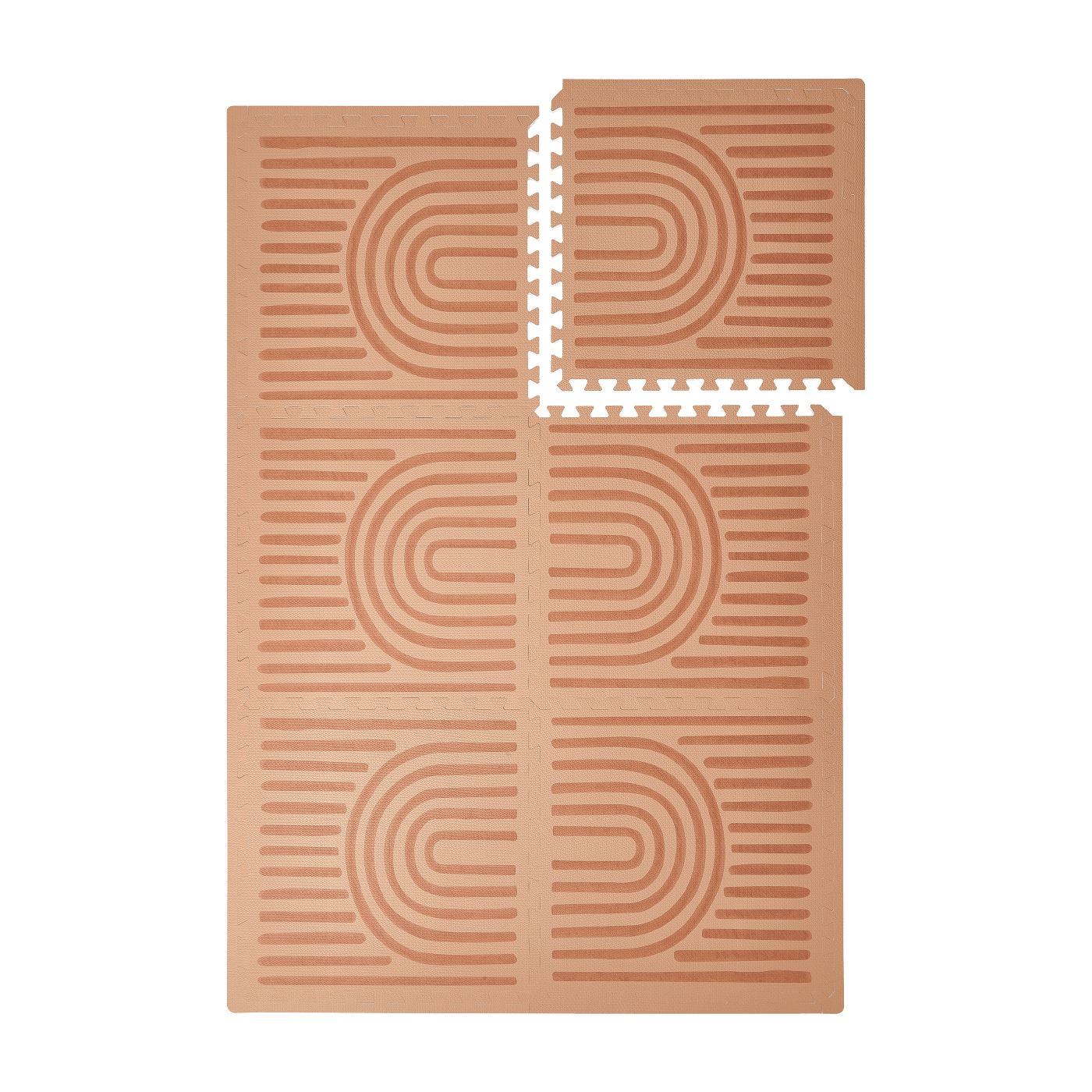 Toddlekind Haven Playmat | Linear - Camel | Playroom Avenue